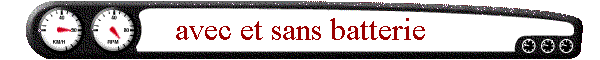 avec et sans batterie