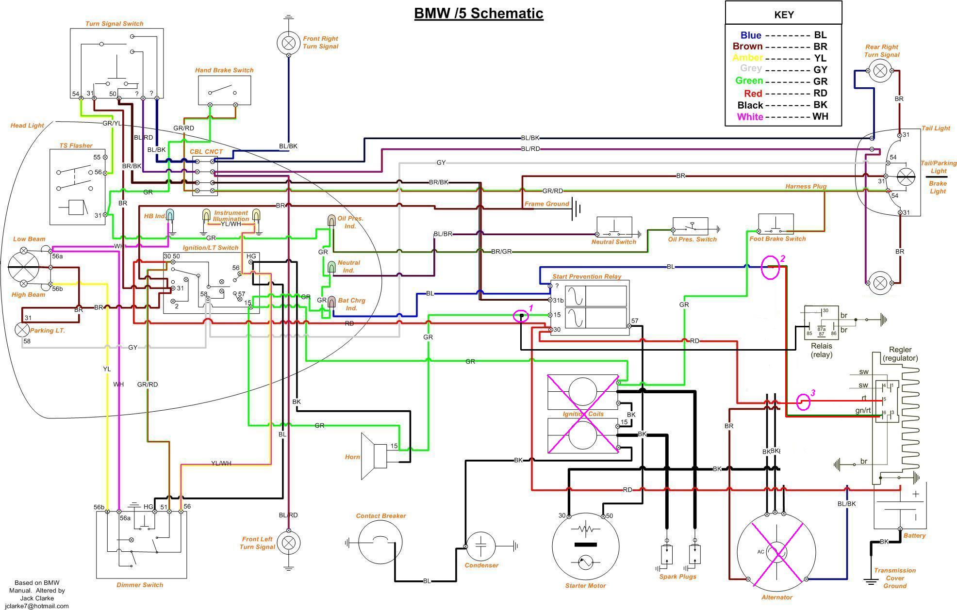 BMW 6/7 wiring diagram yamaha vega 