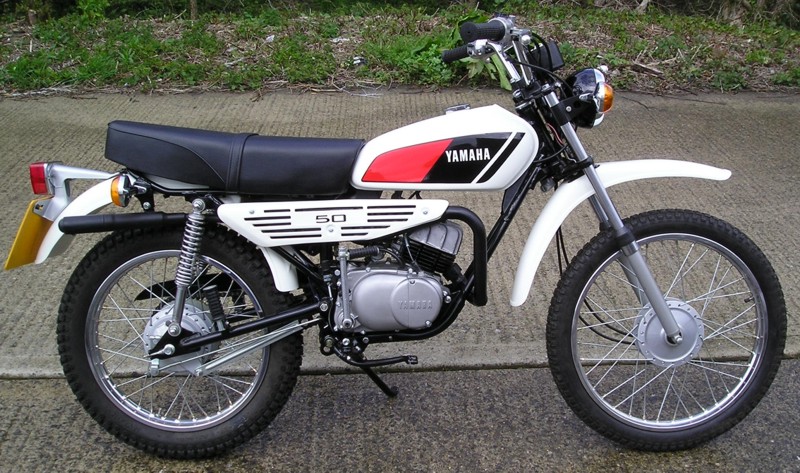 moto yamaha 50cc 1980